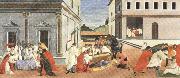 Sandro Botticelli Three miracles of St Zanobius reviving the dead (mk36) Sweden oil painting artist